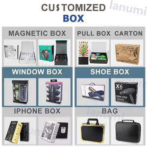 Lanumi l609 người đàn ông của cơ thể tông đơ Trọng lượng nhẹ LCD mặt cơ thể chân tóc Remover với loại C sạc gốm lưỡi - Product Image 6