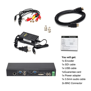 U10 H.265 HDMI/VGA/ CVBS/ YPBPR/ SDI/ DVI-D IPTV-Lösung Digital TV Broadcast1080P IP-Encoder-Decoder-Trans coder
