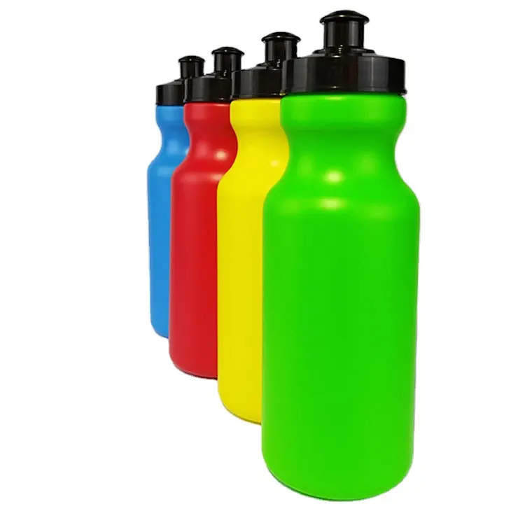 Botella de agua de plástico sin BPA para deportes de exterior, para ciclismo, 600ml