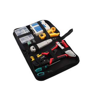 MT-84832 professionale 13 in 1 RG59 RG6 coassiale Tool Kit RJ45 strumenti di terminazione di rete per FTTH - Product Image 1