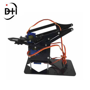 Günstigster 4 DOF Acryl Roboterarm für Arduino Robotic Gripper Claw mit SG90 Servos für Raspberry Pi DIY Project STEM Toy