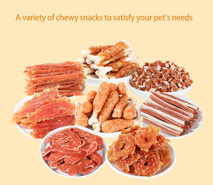 <strong>Real</strong> Dry <strong>Chicken</strong> &amp; Cowhide Teething Sticks Meat-Based Calcium Supplement Pet Snacks Dog Chew Treats for Effective Tooth Cleaning - Product Image 4