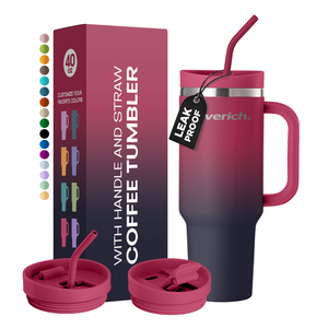 2024 sıcak satış spor Everich 40 Oz kahve kupa Tumbler macera seyahat kahve çay araba fincan özel Logo kolu ile - Product Image 1