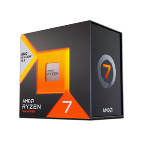 新品ボックスAMD Ryzen 7 7800X 3DデスクトップCPU-8コア16スレッドAM5インターフェース、ゲーム & オフィスのワークロードに最適 - Product Image 1