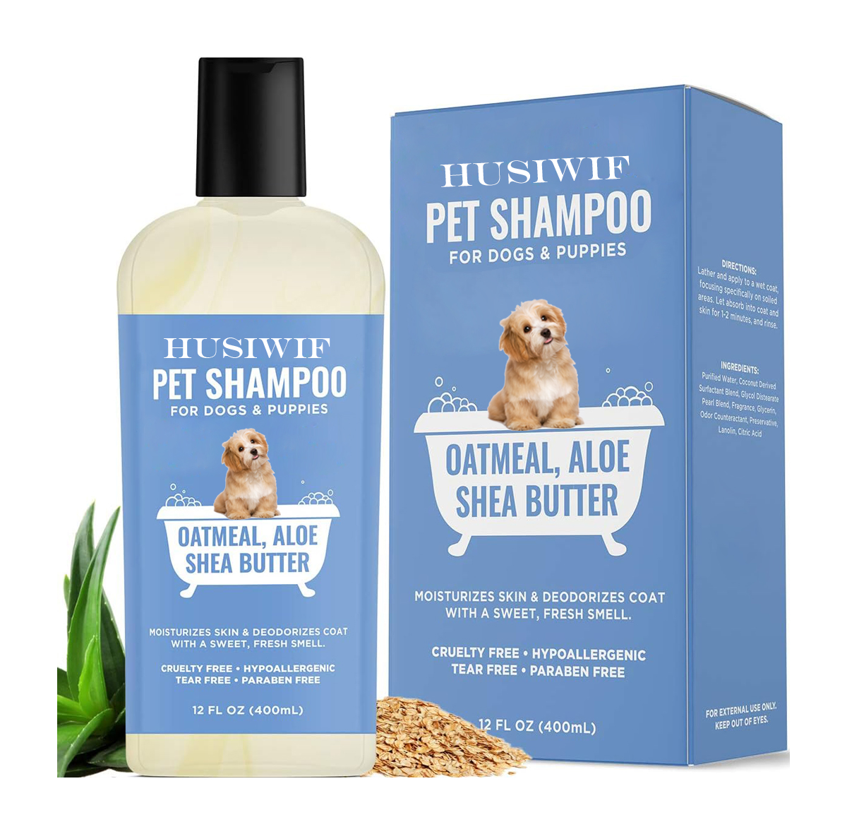 Shampooing pour animaux de compagnie à l'avoine