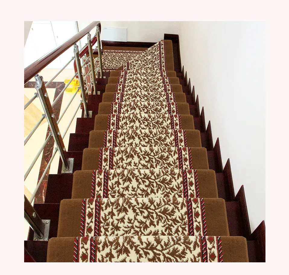 Repeatedly Removable and Washable Silent Stair Step Pad Stair Runner Rugs
