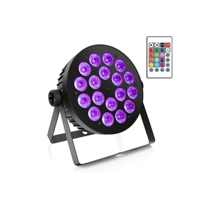 18x10W RGBW 4in1 Quad Color <strong>LED</strong> Slim Par Light for DJ Stage Lighting Wedding Uplight - Product Image 1