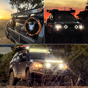 Lightfox ไฟขับขี่ LED ออฟโรด7นิ้วในตัว, 4x4สปอตไลท์ LED พลังสูงสว่างจ้าพลังสูง - Product Image 6