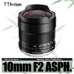 Ttartisan APS-C เลนส์มุมกว้างพิเศษ10มม. F2 ASPH 105 ° สำหรับการติดตั้งกล้องถ่ายภาพ - Product Image 2