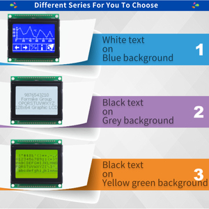 Modulo pannello LCD monocromatico a 20 pin COB 128x64 blu 12864 grafico Display LCD - Product Image 6
