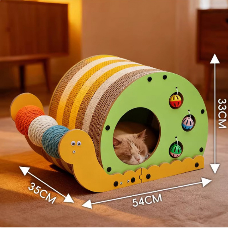 Thickened Snail Corrugated Paper House