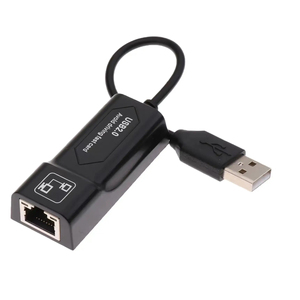 อะแดปเตอร์เครือข่ายแลน RJ45กิกะบิต USB 2.0แบบพกพา10/100/1000 Mbps การ์ดเครือข่ายอีเทอร์เน็ตภายนอกสำหรับพีซีและคอมพิวเตอร์ - Product Image 2