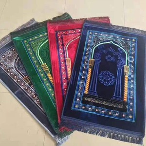Toptan yeni varış Oem Eid <span class=keywords><strong>Turkiey</strong></span> Sejadah kabartmalı kalın yastıklı seccade müslüman Musallah Janamaz İslami namaz kilim Mat