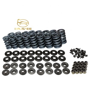LS çift vana yayı kiti ile çelik hizmetliler kilitleri kök mühür Chevy için Set 4.8 5.3 6.0 LSX LS1 LS2 LS3 LQ4 LQ9 LS motor - Product Image 1