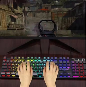 104 Keys Gaming <strong>Keyboard</strong> Wired <strong>Keyboard</strong> Color Matching Backlit Mechanical Feel <strong>Computer</strong> E-sports Peripherals for Desktop Laptop - Product Image 5