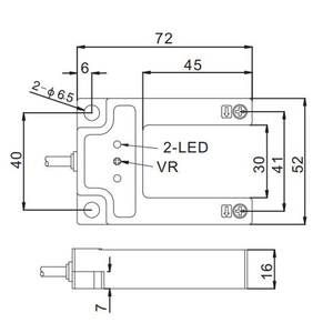 Dual <strong>Output</strong> 30mm Slot Width Frame Fork Photoelectric <strong>Sensor</strong> Precision Detection Laser <strong>Proximity</strong> Position <strong>Sensor</strong> - Product Image 6