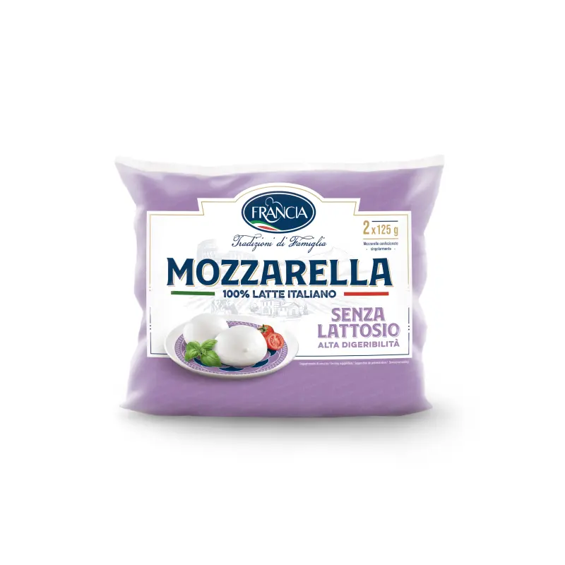 Hochwertiger milchweißer Milchfärber laktosefreier Kuhmilch-Mozarrella-Käse geeignet für Vegetarier