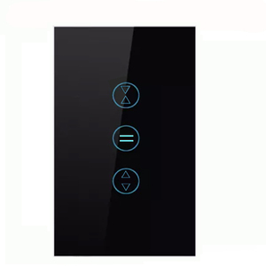 US Standard Tuya Intelligent Curtain <strong>Switch</strong>, Intelligent <strong>Touch</strong> <strong>Switch</strong> <strong>Digital</strong> Control Curtain Smart <strong>Switch</strong> for Alexa Google Home