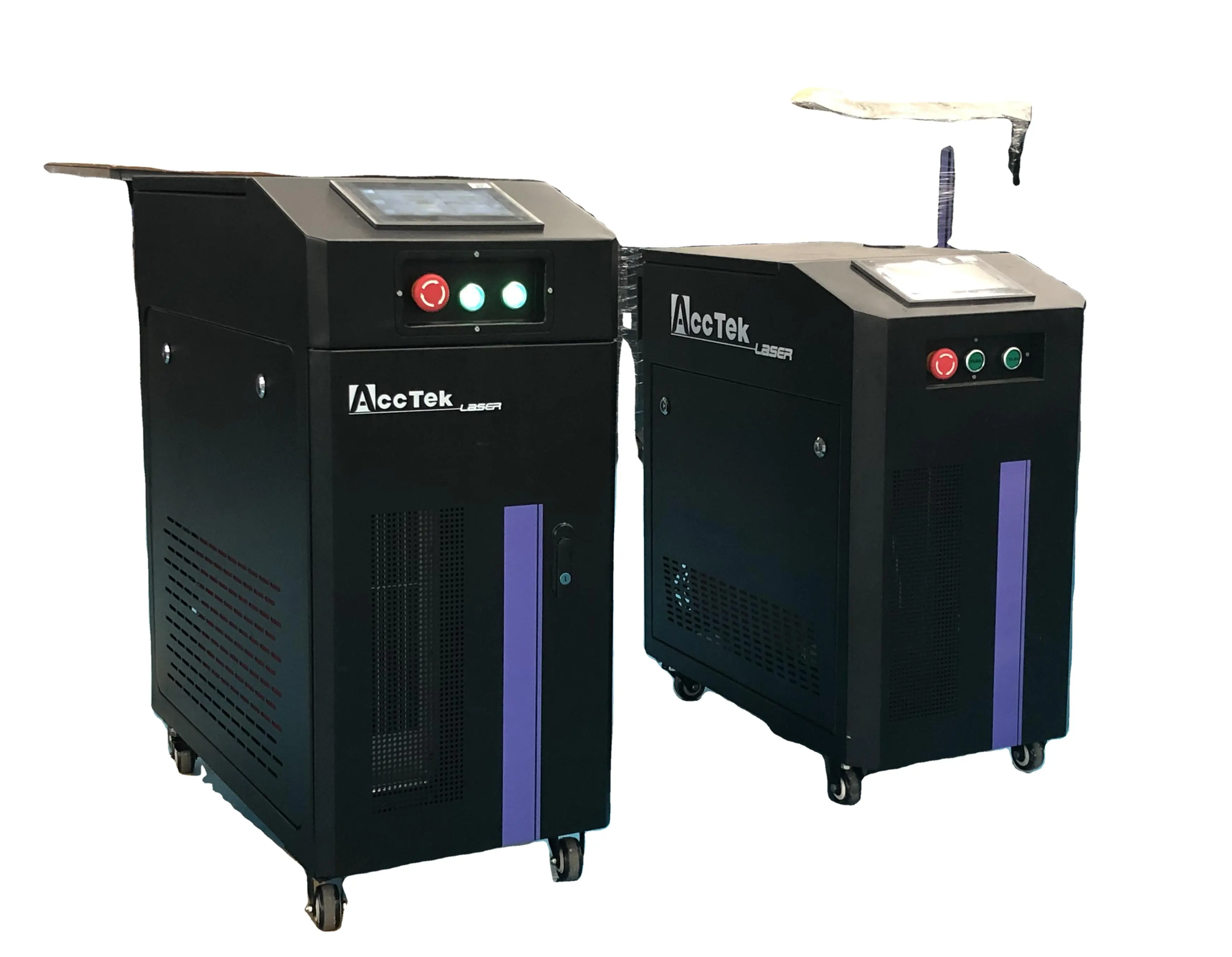 pulslaser-reinigungsmaschine keine beschädigung des materiales 100-1000 w hohe leistung breiter reinigungsstrahl für metallwand und boden