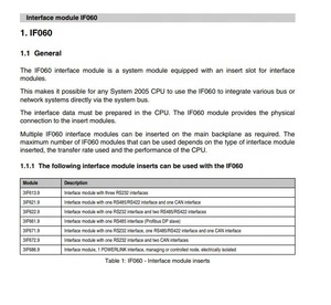 B&amp;R 2005 PLC Inverter <strong>Control</strong> Module 3IF060.6 and 3BP151.41 with High <strong>Input</strong> and <strong>Output</strong> (IO) Capability