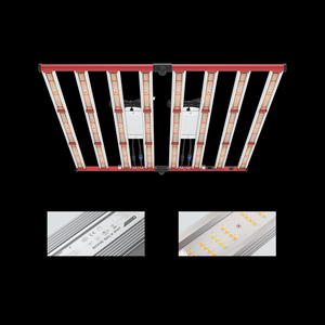 AGLEX ayarlanabilir tam spektrum 800W 8 Bar LED kapalı bitkiler için LM301B 3000K 5000K 660nm ile ışık büyümek - Product Image 1