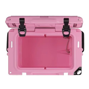 Factory Direct Sales Popular Design 18QT <strong>Cooler</strong> Box Large Capacity Pink PE Insulated Thermal <strong>Cooler</strong> for Food <strong>Cans</strong> Factory Price - Product Image 2