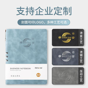 Venta caliente A5A6B5 PU Funda de cuero suave cuaderno de alta calidad con Pen Loop diario impreso suministros de negocios logotipo personalizable - Product Image 4