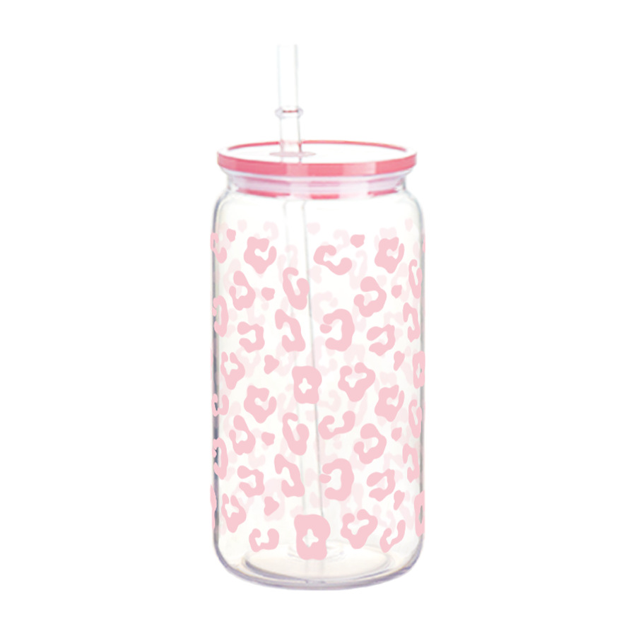 Estampado de leopardo rosa