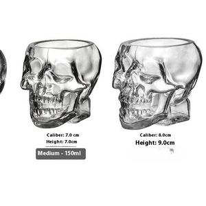 Sáng Tạo Trong Suốt Người Ngoài Hành Tinh Hộp Sọ Chai Rượu Vang Dispenser Tự Pha Thủy Tinh Đồ Uống Với Con Dấu Lưu Trữ Công Cụ - Product Image 4