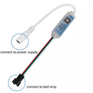SP621E DC5-24V Mini-LED Musik-Dimmer-Controller für adressierbare WS2811 WS2812B IC-Led-Pixelstreifen-Leuchten