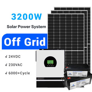 Solar Power <strong>System</strong> Packages 3000 Watt Solar Inverter and Solar Battery Complete Pack with Solar Panel 3000w - Product Image 1