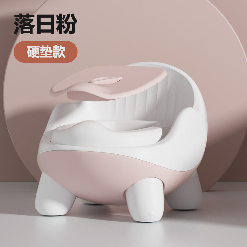 6052 เบาะรองนั่งชักโครก สีชมพูซันเซ็ต พีวีซี