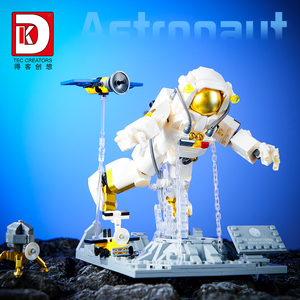 DK7009 Anti-Gravity Floating Astronaut Astronauten mond Lande programm Bausteine Kinder montage Balance Bricks Spielzeug - Product Image 4