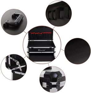工具箱便携式工具箱，带抽屉工具储物盒组织器