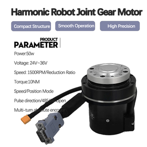 Jupiter Dc Bldc Brushless <strong>24v</strong> 36v 50w 1500rpm Harmonic Gear Motor Arm Robot Joint Motor with <strong>Encoder</strong> - Product Image 5