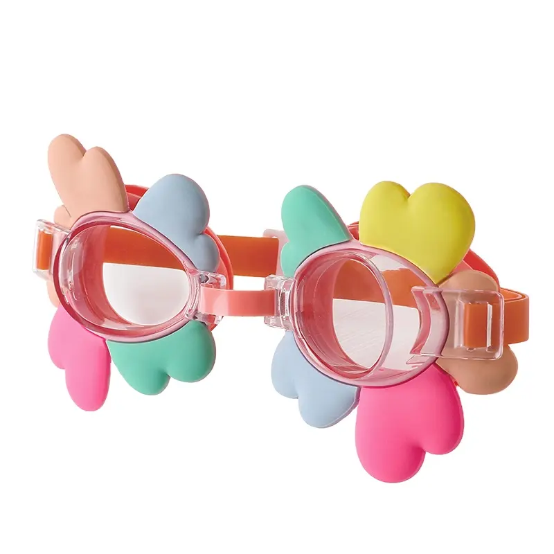 WAVE-gafas de natación de dibujos animados para niños, banda de goma, para jóvenes