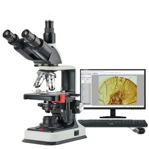 Microscopio biológico trinocular de grabación de vídeo 40X-1000X con cámara para estudiantes, niños, microscopio educativo de laboratorio - Product Image 2
