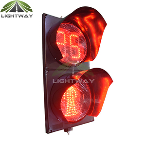 300mm ryg topu led yanıp sönen trafik ışığı üreticileri gerçek trafik sinyal ışığı ile geri sayım sayacı akıllı trafik ışığı - Product Image 2