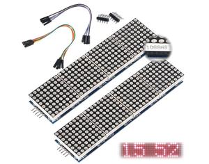 LED Segmentanzeigen MAX7219 Dot Matrix Modul 32 × 84 in 1 LED-Display-Module für Raspberry Pi Mikrocontroller 5 Pin-Kabel - Product Image 2