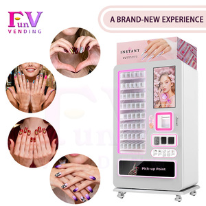 Trang điểm móng tay máy bán hàng tự động cho doanh nghiệp nhỏ với đầu đọc thẻ màn hình cảm ứng móng tay nghệ thuật lông mi Máy bán hàng tự động trung tâm mua sắm - Product Image 3