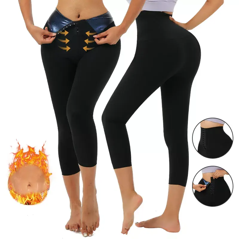 Leggings da allenamento personalizzati in vita Shapers da donna pantaloni da Yoga a vita alta Sauna brucia grassi donne che dimagriscono Body Shaper Shapewear