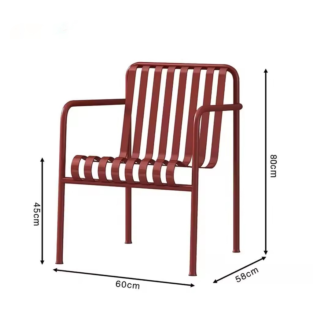 Silla individual (sillón grande) rojo oscuro