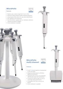 Ống Pipet Siêu Nhỏ Ống Pipet Đa Kênh Phòng Thí Nghiệm 50-300ul Ống Pipet Siêu Nhỏ Điều Chỉnh Được 12 Kênh 5ul-50ul - Product Image 2