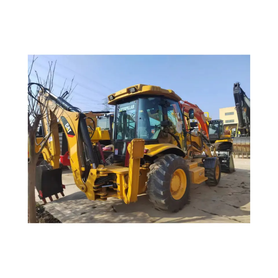 used cat 420f backhoe wheel loader 95% new used caterpillar 420f truck backhoe loader with good quality for sale