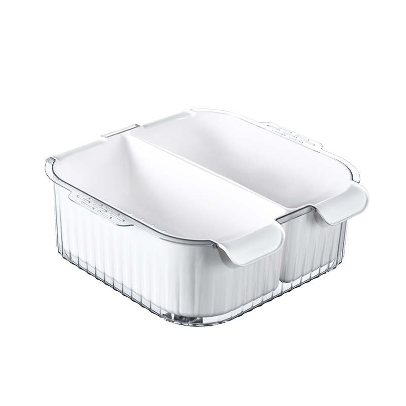 Blanc transparent, 2 sections