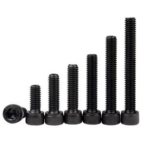 M2 M2.5 M3 M4 M5 M6 M8M10グレード12.9黒色酸化物炭素鋼ボルトアレンキャップヘッドソケットネジ - Product Image 3
