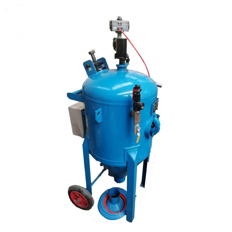 Wall Surface Used Movable Dustless Sand Blaster Machine
