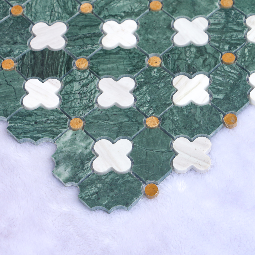 Vert et blanc