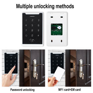 Wireless Touch Keyboard Lock ID-Karten code Türöffner Codierung für Kartenleser Tür zugangs kontrolle RFID-System Türschloss öffner - Product Image 5