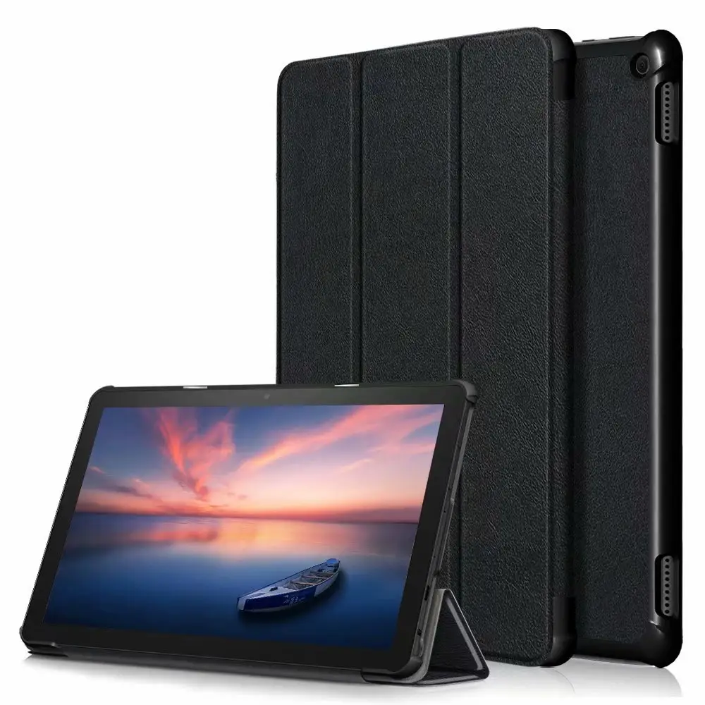 2021 dirilis untuk Amazon Fire HD10 Mini Cover penyangga lipat ramping dengan desain sarung Tablet Auto Wake/tidur